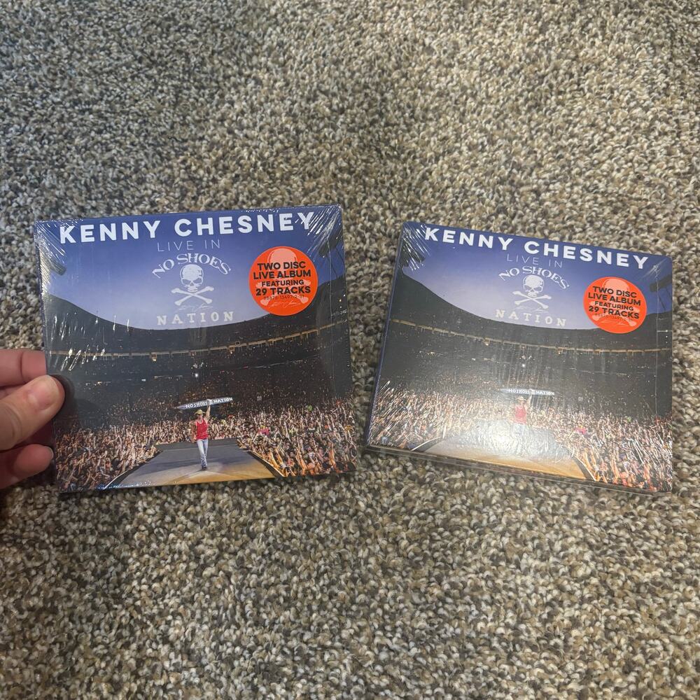 Kenny Chesney CD No Shoes Nation New in Package 2 CDs Country music